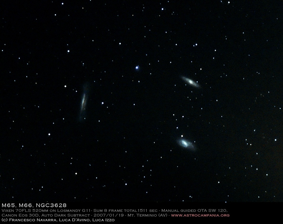 M66-M67-NGC3628 20070119 nava