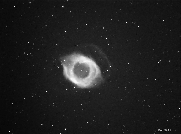 NGC7293 Helix H Alpha 5x300sec Taka B POST 
