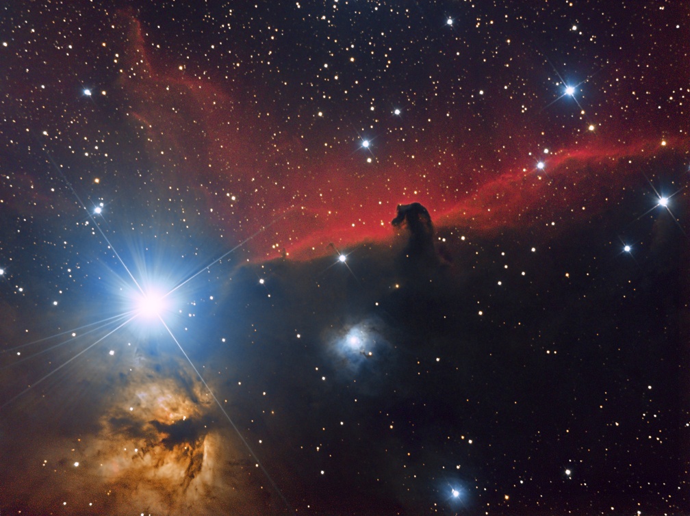 Foto n. 3 - Nebulosa Dif. IC 434  Testa C. e Fiamma - Scatto del 8-2-2019